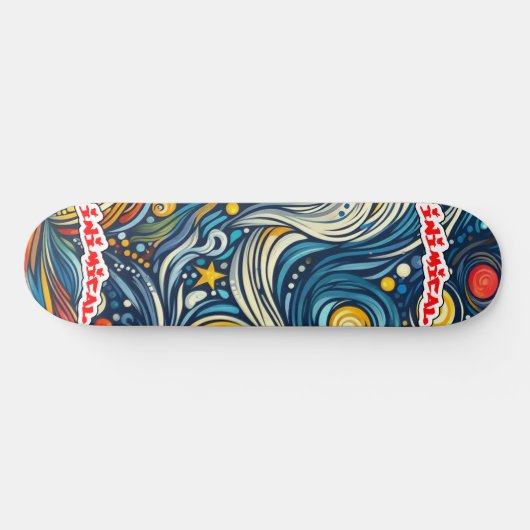 Inimical Van Gogh Persoonlijk Skateboard (Horizontaal)