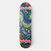 Inimical Van Gogh Persoonlijk Skateboard (Voorkant)
