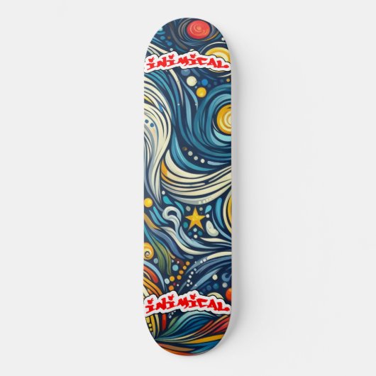 Inimical Van Gogh Persoonlijk Skateboard (Voorkant)