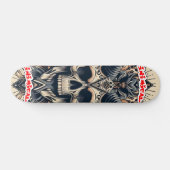 Inimical Viking Skull Persoonlijk Skateboard (Horizontaal)