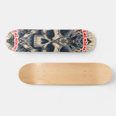 Inimical Viking Skull Persoonlijk Skateboard (Horizontaal)