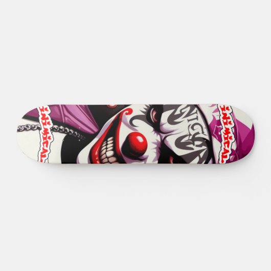 Inimical Wicked Clown Persoonlijk Skateboard (Horizontaal)