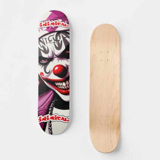 Inimical Wicked Clown Persoonlijk Skateboard (Voorkant)