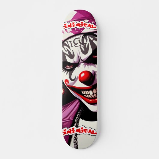 Inimical Wicked Clown Persoonlijk Skateboard (Voorkant)