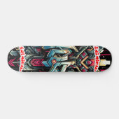 Inimical Wildstyle Graffiti Abstract Persoonlijk Skateboard (Horizontaal)