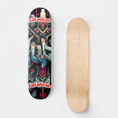 Inimical Wildstyle Graffiti Abstract Persoonlijk Skateboard (Voorkant)