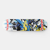 Inimical Wildstyle Graffiti Abstract Persoonlijk Skateboard (Horizontaal)
