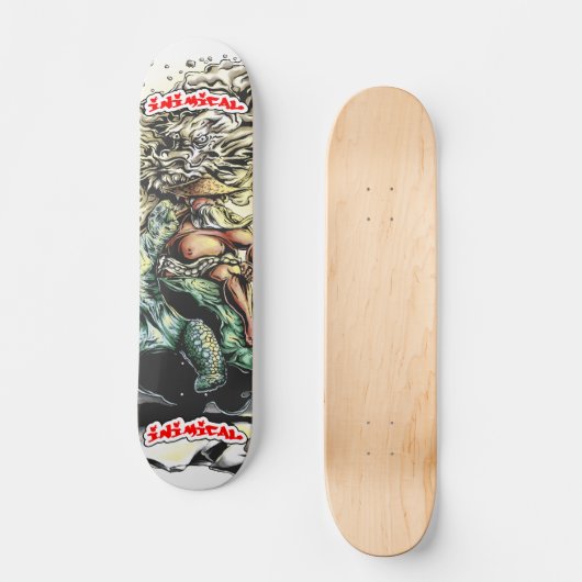 Inimical Wise Old Man Deck Persoonlijk Skateboard (Voorkant)
