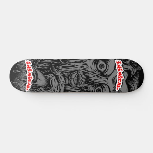 Inimical Zombie Lady Persoonlijk Skateboard (Horizontaal)