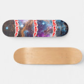 Inimieke kosmische nevel persoonlijk skateboard (Horizontaal)