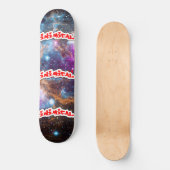 Inimieke kosmische nevel persoonlijk skateboard (Voorkant)
