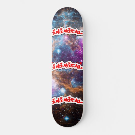 Inimieke kosmische nevel persoonlijk skateboard (Voorkant)
