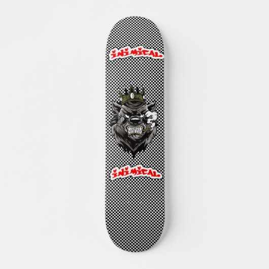 Inimisch Beer King Deck Persoonlijk Skateboard (Voorkant)