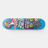 Inimisch Boxhead Persoonlijk Skateboard (Horizontaal)