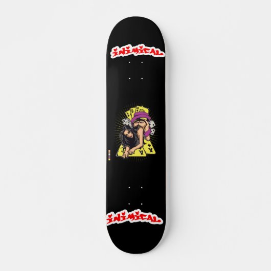 Inimisch hete stuk van het luisdek persoonlijk skateboard (Voorkant)