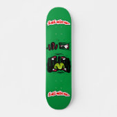 Inimisch monstergezicht persoonlijk skateboard (Voorkant)