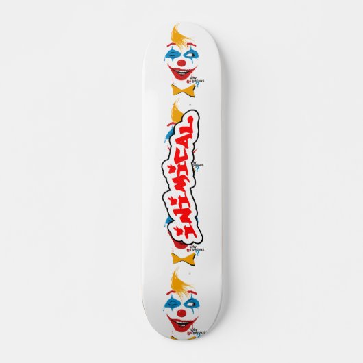 Inimisch waarom zo'n serieuze clown persoonlijk skateboard (Voorkant)