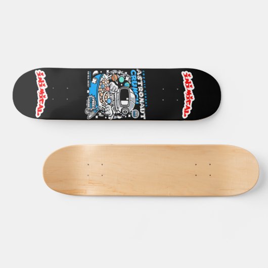 Inimische astronautsnoer persoonlijk skateboard (Horizontaal)