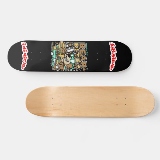 Inimische Beren Persoonlijk Skateboard (Horizontaal)