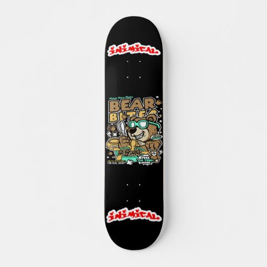 Inimische Beren Persoonlijk Skateboard (Voorkant)