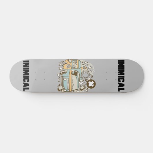 Inimische koffie Van Persoonlijk Skateboard (Horizontaal)