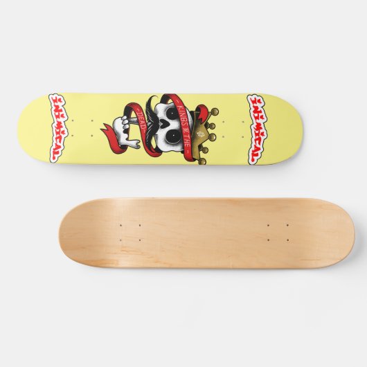Inimische koningen van het dode Tattoo Persoonlijk Skateboard (Horizontaal)