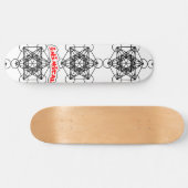 Inimische metalen kubus persoonlijk skateboard (Horizontaal)