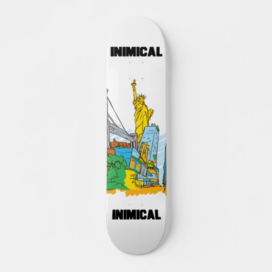 Inimische NYC Persoonlijk Skateboard (Voorkant)