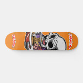 Inimische Ramen Skull Persoonlijk Skateboard (Horizontaal)