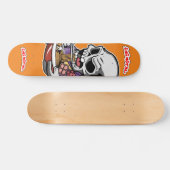 Inimische Ramen Skull Persoonlijk Skateboard (Horizontaal)