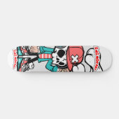 Inimische schedel Boi Persoonlijk Skateboard (Horizontaal)