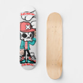 Inimische schedel Boi Persoonlijk Skateboard (Voorkant)