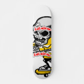 Inimische schedel Skater Skateboard Deck (Voorkant)