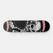 Inimische schedel Skeletspier Persoonlijk Skateboard (Horizontaal)