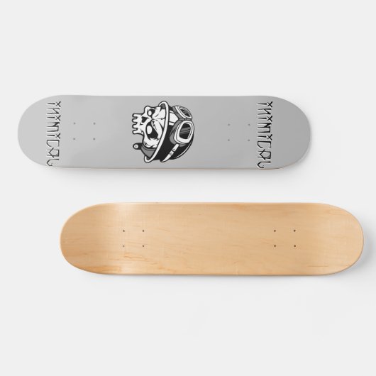 Inimische schedelhelm persoonlijk skateboard (Horizontaal)