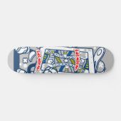 Inimische speelkaart persoonlijk skateboard (Horizontaal)