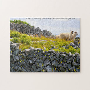 Inisheer Aran Eilanden Galway Ierland. Legpuzzel