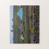 Inisheer stenen muren Galway Ierland. Legpuzzel (Verticaal)