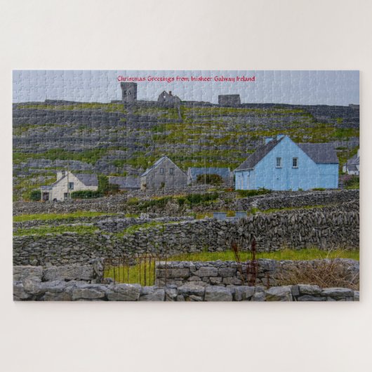 Inisheer Stenen Muren Galway Ierland. Legpuzzel (Horizontaal)