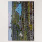 Inisheer Stenen Muren Galway Ierland. Legpuzzel (Verticaal)