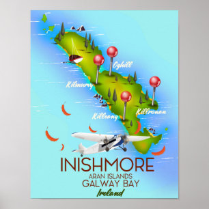 Inishmore Aran Islands Galway Bay Ierland Notitieb Poster