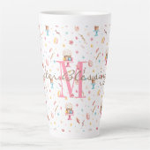 Initiaal, 17oz latte Mok Paaszegeningspatroon (Voorkant)