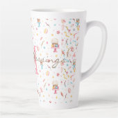 Initiaal, 17oz latte Mok Paaszegeningspatroon (Rechts)