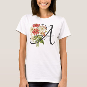 Initiaal A,  Anemones T-Shirt