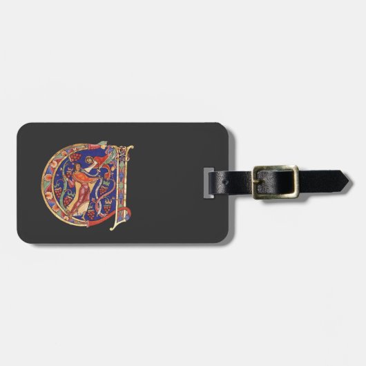 Initiaal A Bagagelabel (Voorkant horizontaal)