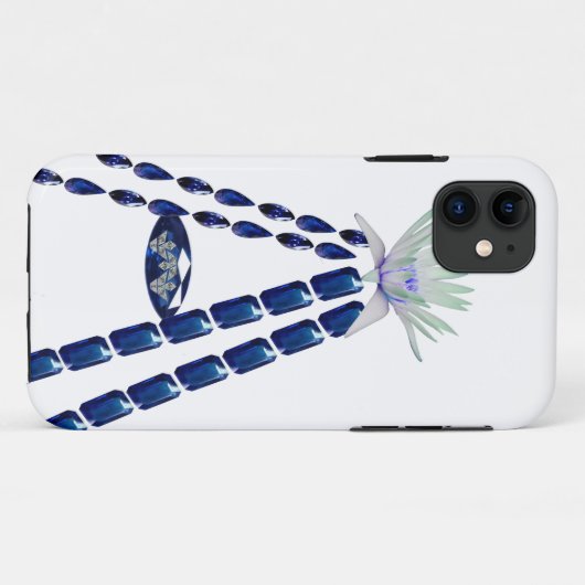 Initiaal A Case-Mate iPhone Case (Achterkant (horizontaal))