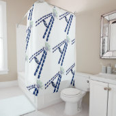 Initiaal A Douchegordijn (In situ)