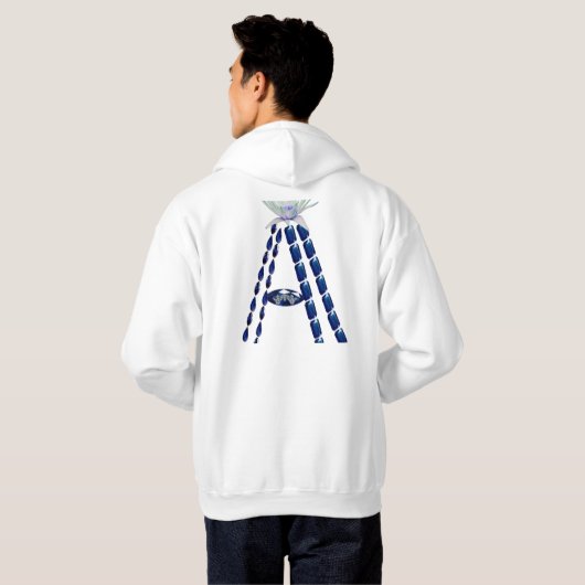 Initiaal A Hoodie (Achterkant volledig)