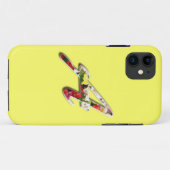 Initiaal A Monogram I-Telefoon 5 Hoesjes Floral on (Achterkant (horizontaal))