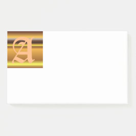 Initiaal A Monogram PostIt Nota's Post-it® Notes